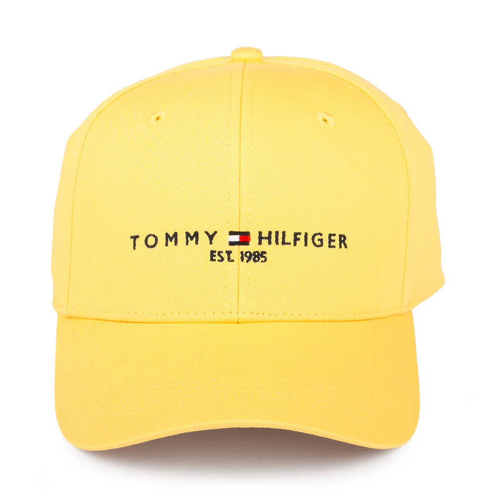 Tommy Hilfiger Hats TH Established Baseball Cap - Light Yellow