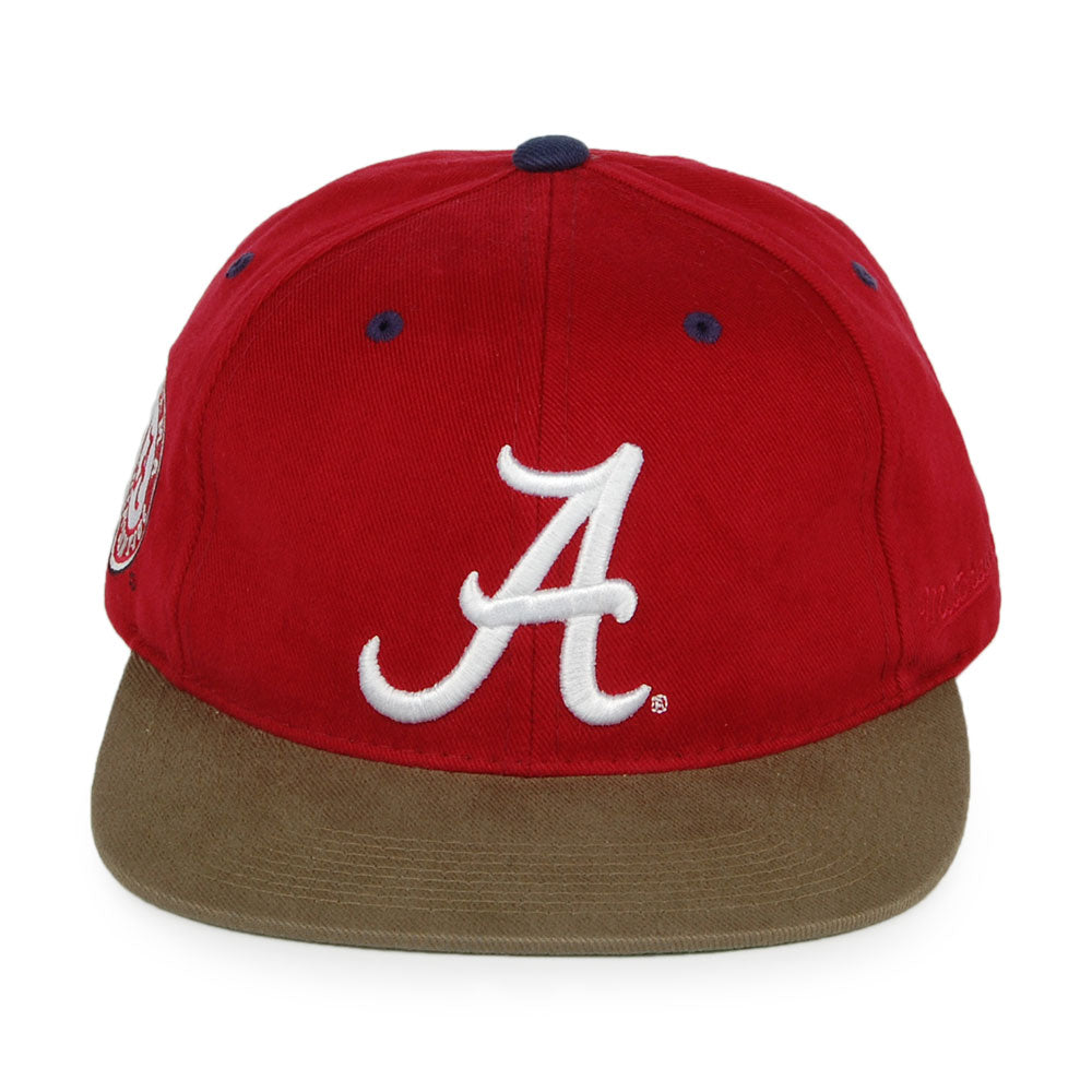 Mitchell & Ness Alabama Snapback Cap - Blockhead Deadstock - Red