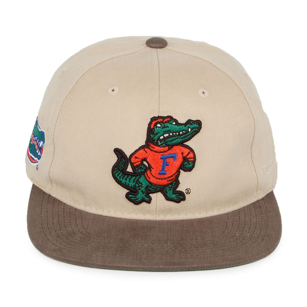 Mitchell & Ness Florida Gators Snapback Cap - Blockhead Deadstock - Beige