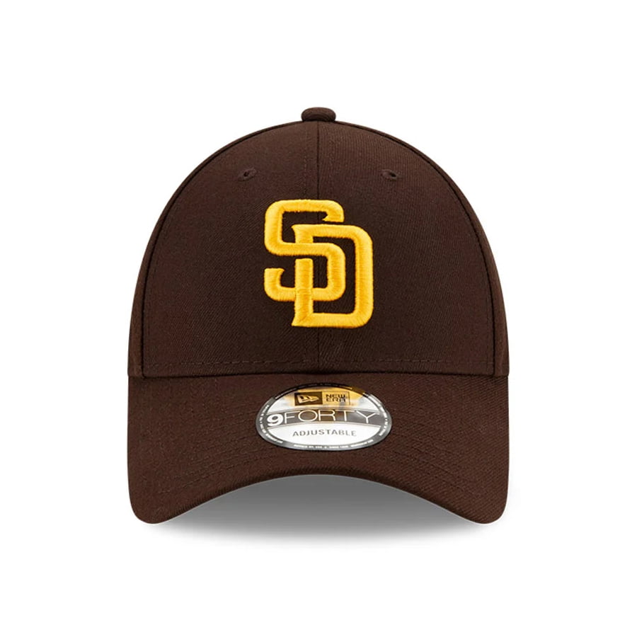 New Era 9FORTY San Diego Padres Baseball Cap - MLB The League - Brown-Gold