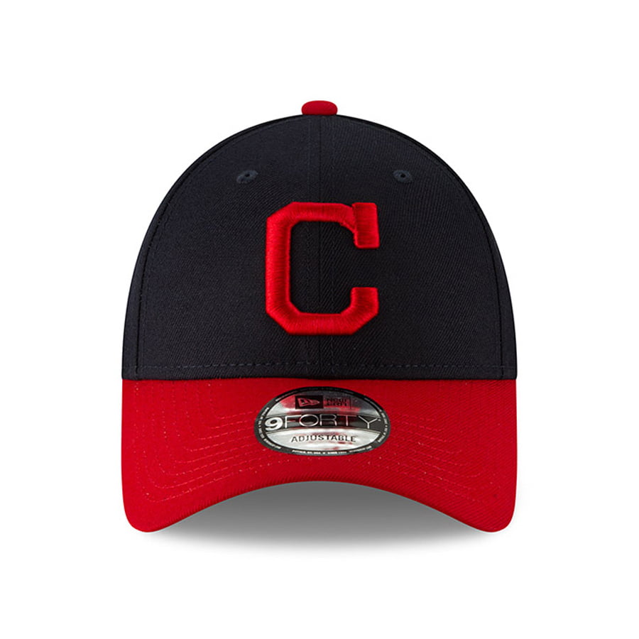 New Era 9FORTY Cleveland Guardians Baseball Cap - MLB The League - Navy-Red