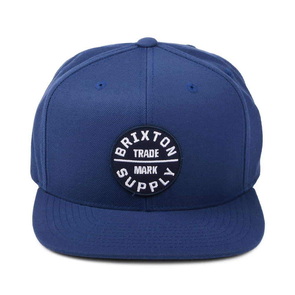 Brixton Hats Oath III Snapback Cap - Mid Blue