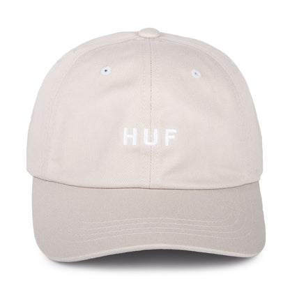 HUF Original Logo Curved Brim Cotton Baseball Cap - Stone