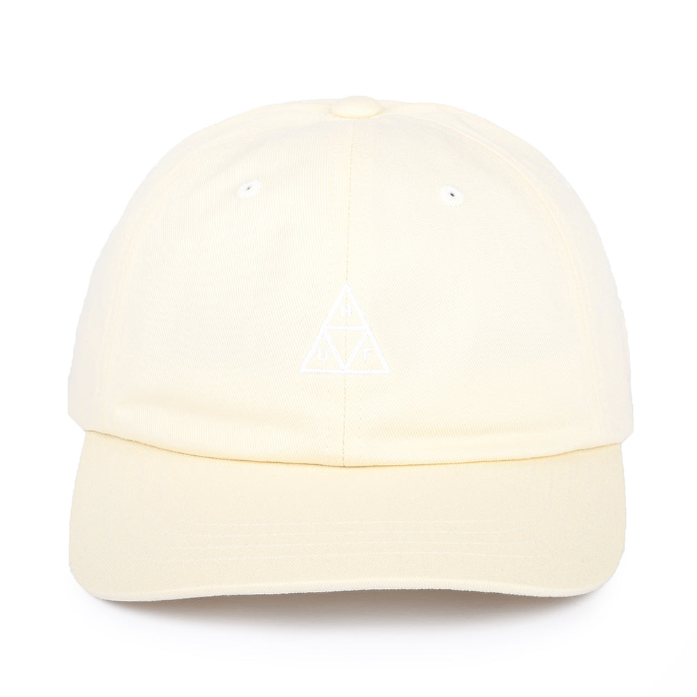 HUF Mini Triple Triangle Curved Visor Baseball Cap - Stone