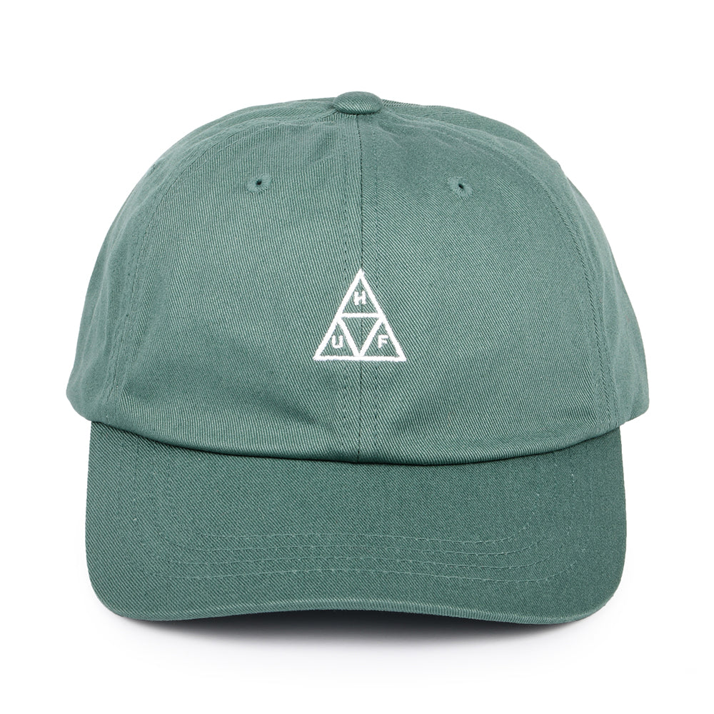 HUF Mini Triple Triangle Curved Visor Baseball Cap - Sage