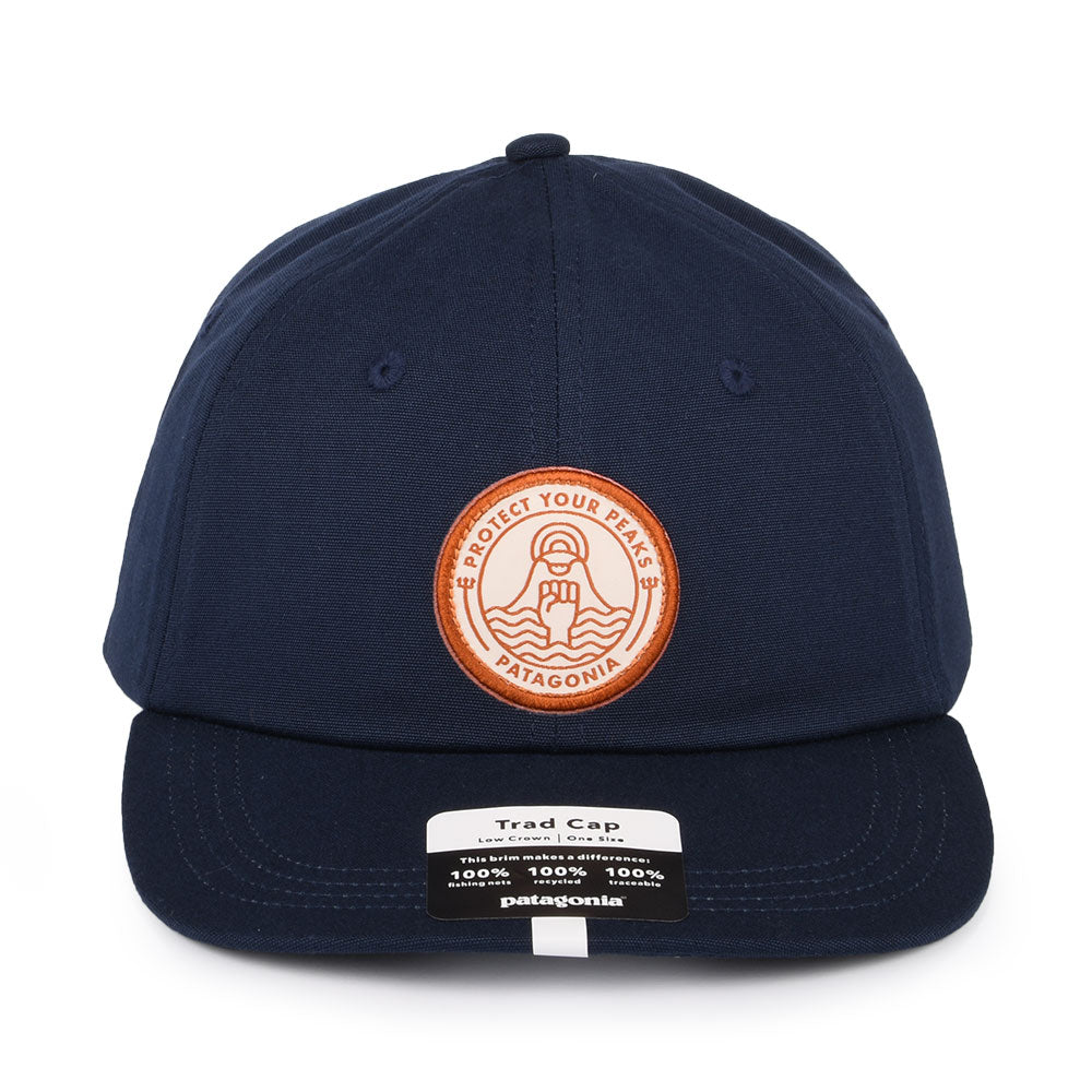 Patagonia Hats Peak Protector Badge Trad Baseball Cap - Navy Blue