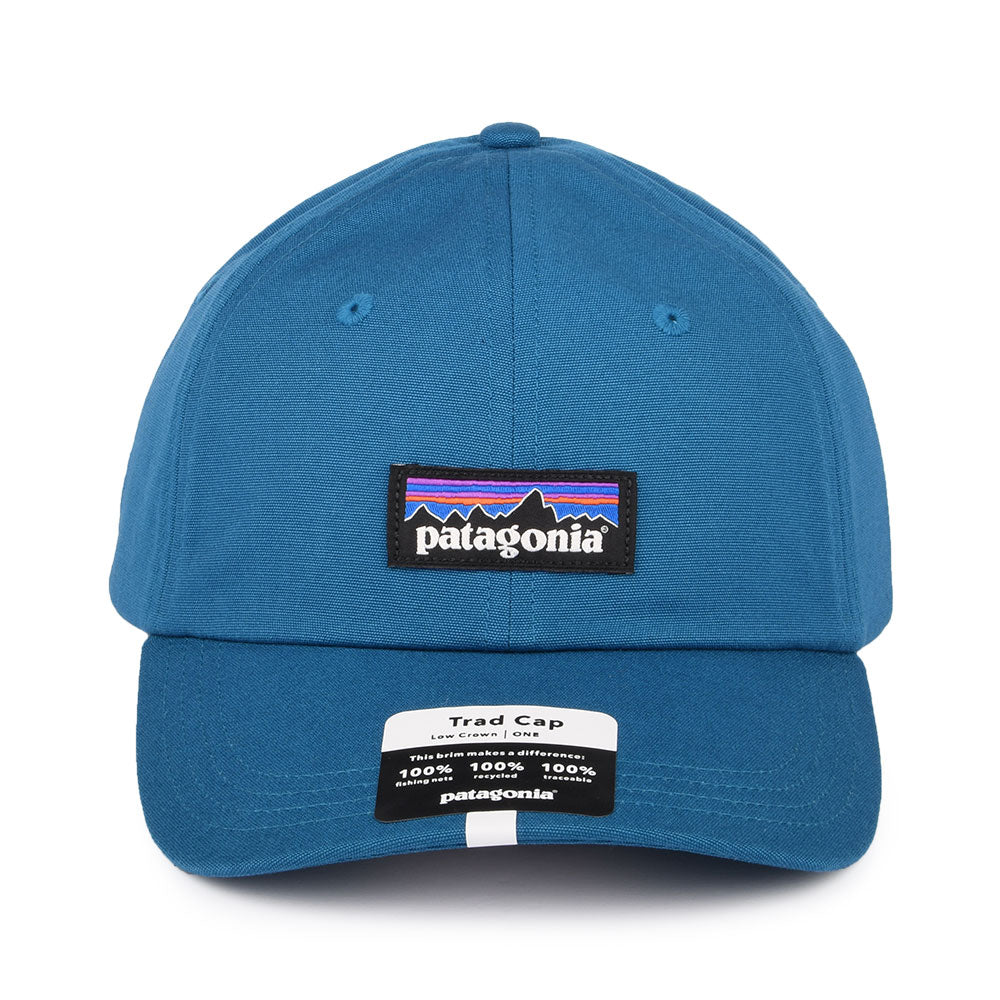 Patagonia Hats P-6 Label Trad Organic Cotton Baseball Cap - Teal