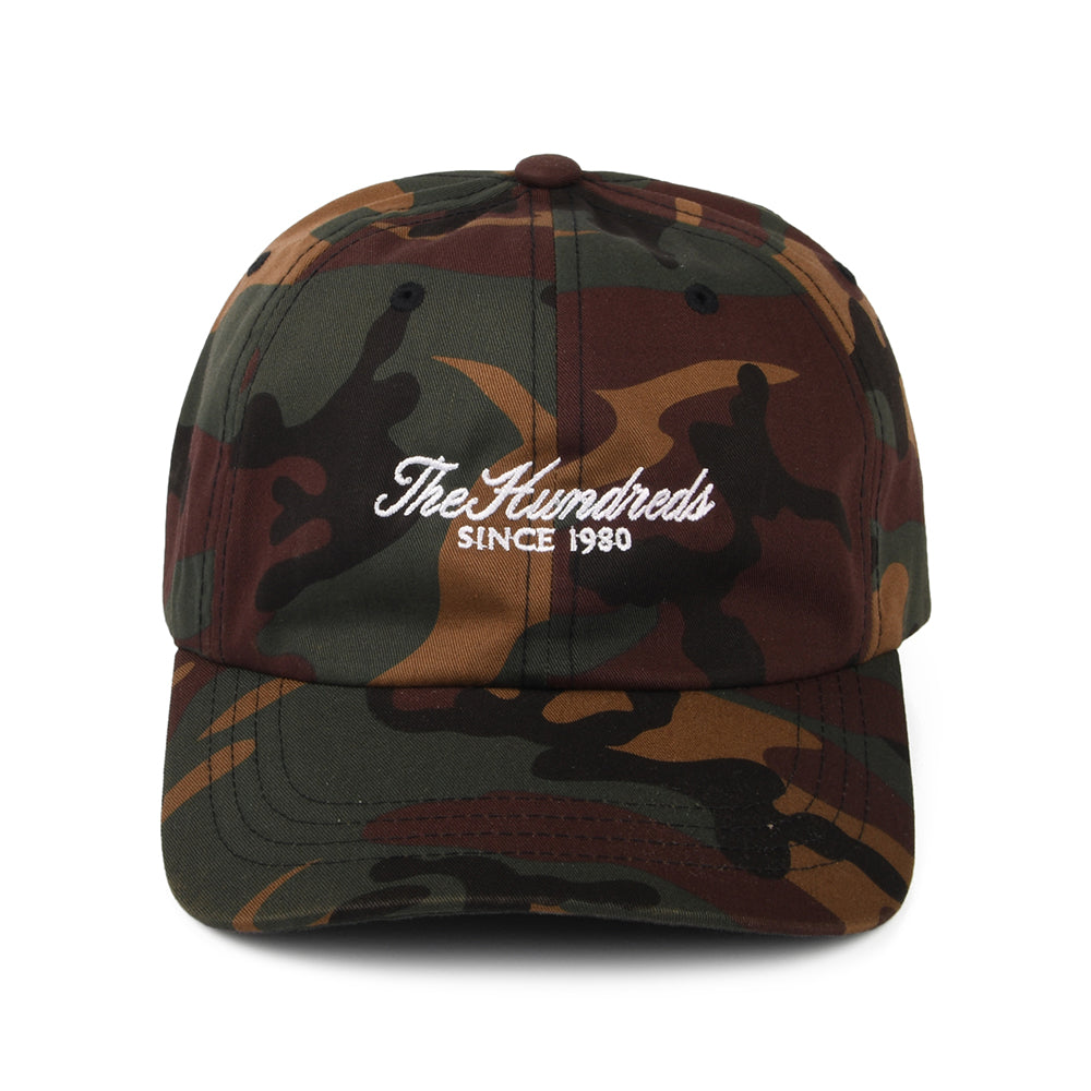 The Hundreds Rich Cotton Twill Strapback Cap - Forest