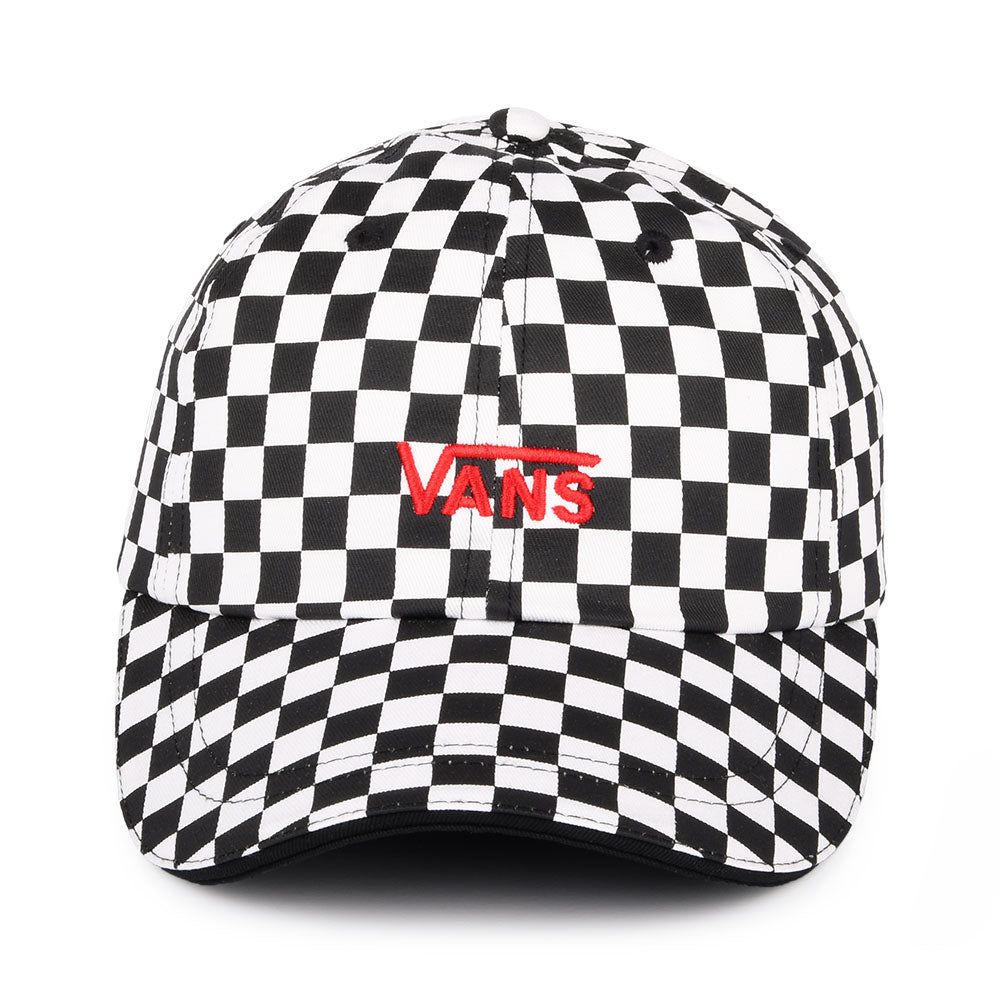 Vans Hats High Standard Checkerboard Baseball Cap - Black-White