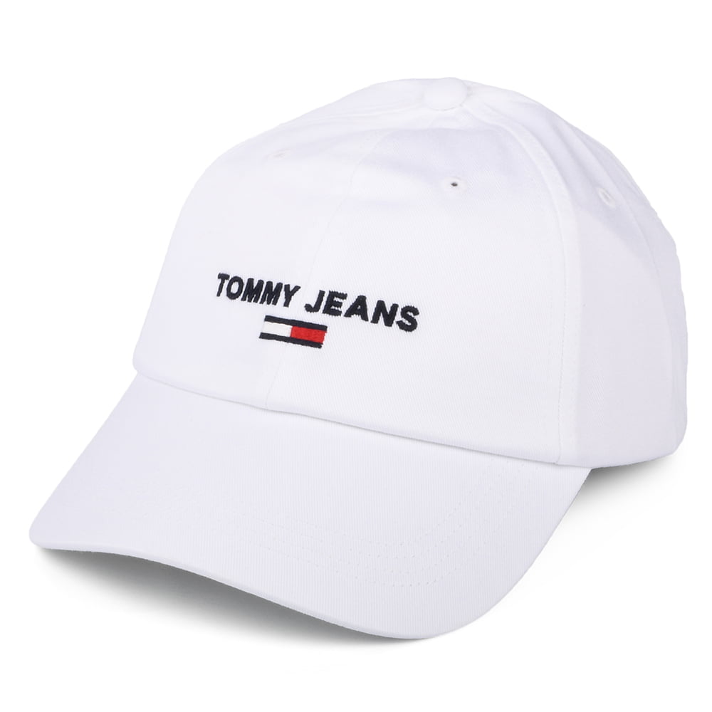 Tommy Hilfiger Hats TJM Sport Organic Cotton Baseball Cap - White