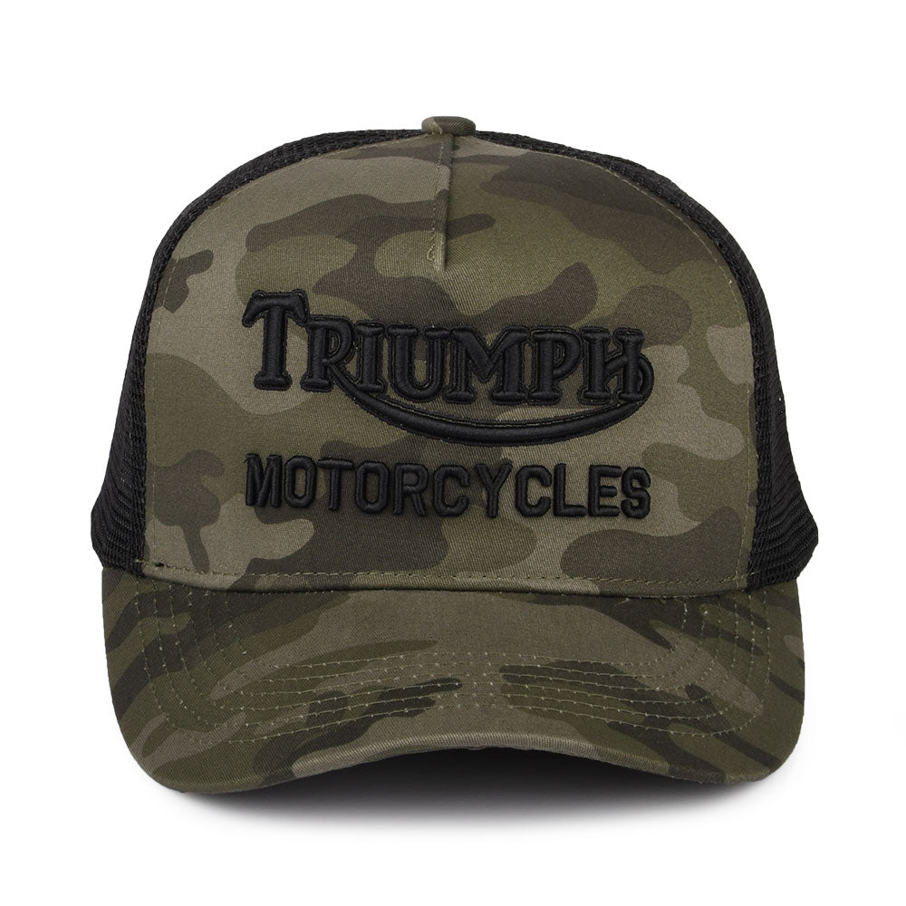 Triumph Motorcycles Oil Trucker Cap - Camouflage