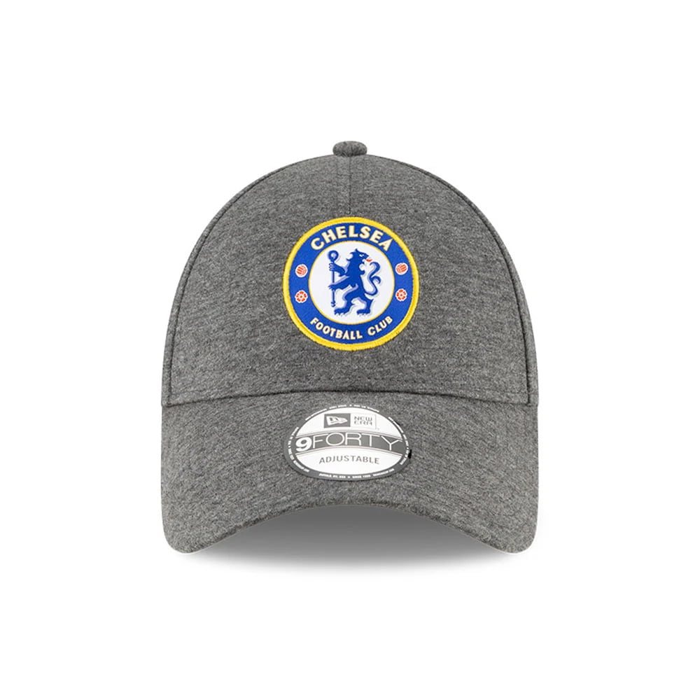 New Era 9FORTY Chelsea FC Jersey Baseball Cap - Lion Crest - Grey