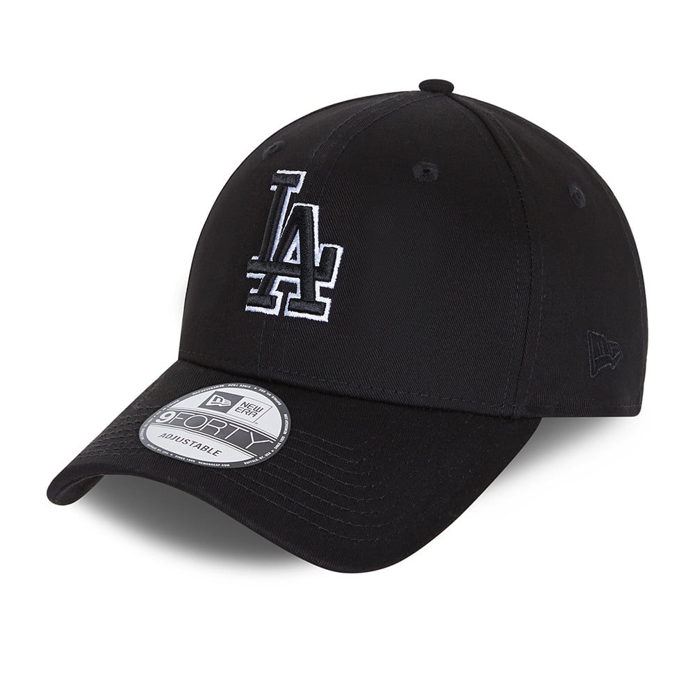 New Era 9FORTY L.A. Dodgers Snapback Cap - MLB Black Base - Black ...