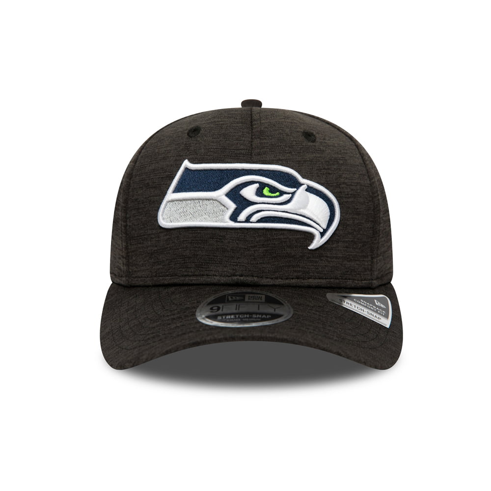 New Era 9FIFTY Seattle Seahawks Stretch Snapback Cap - NFL Total Shadow Tech - Charcoal