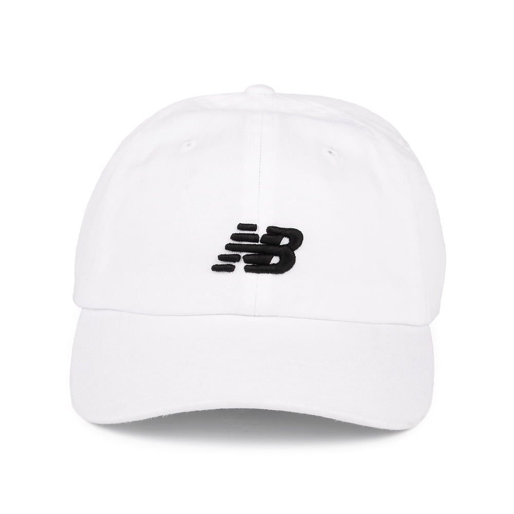 New Balance Hats Classic NB Curved Brim Baseball Cap - White