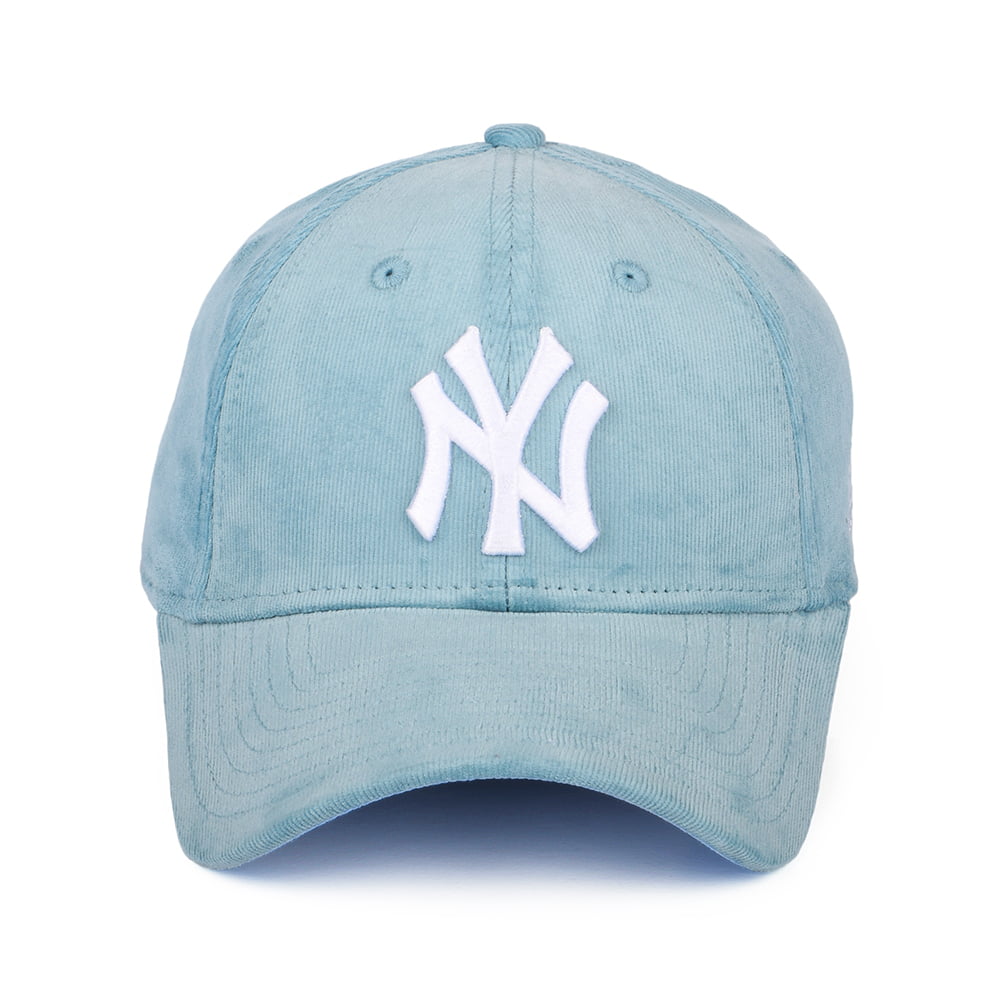 New Era Womens 9FORTY Corduroy Baseball Cap - Sky Blue