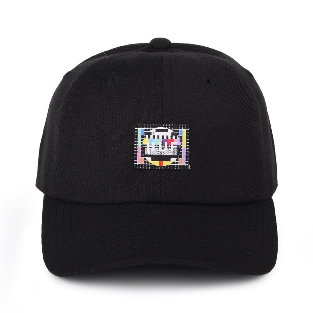 HUF Test Screen Curved Visor Baseball Cap - Black