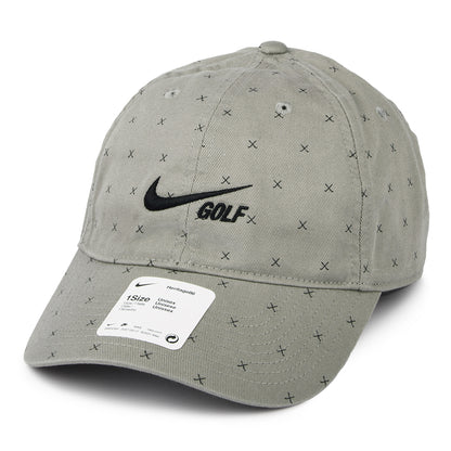 Nike Golf Hats Heritage 86 Washed Club Baseball Cap - Grey