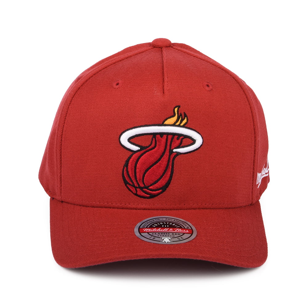 Mitchell & Ness Miami Heat Snapback Cap - NBA Dropback Solid Redline - Cardinal