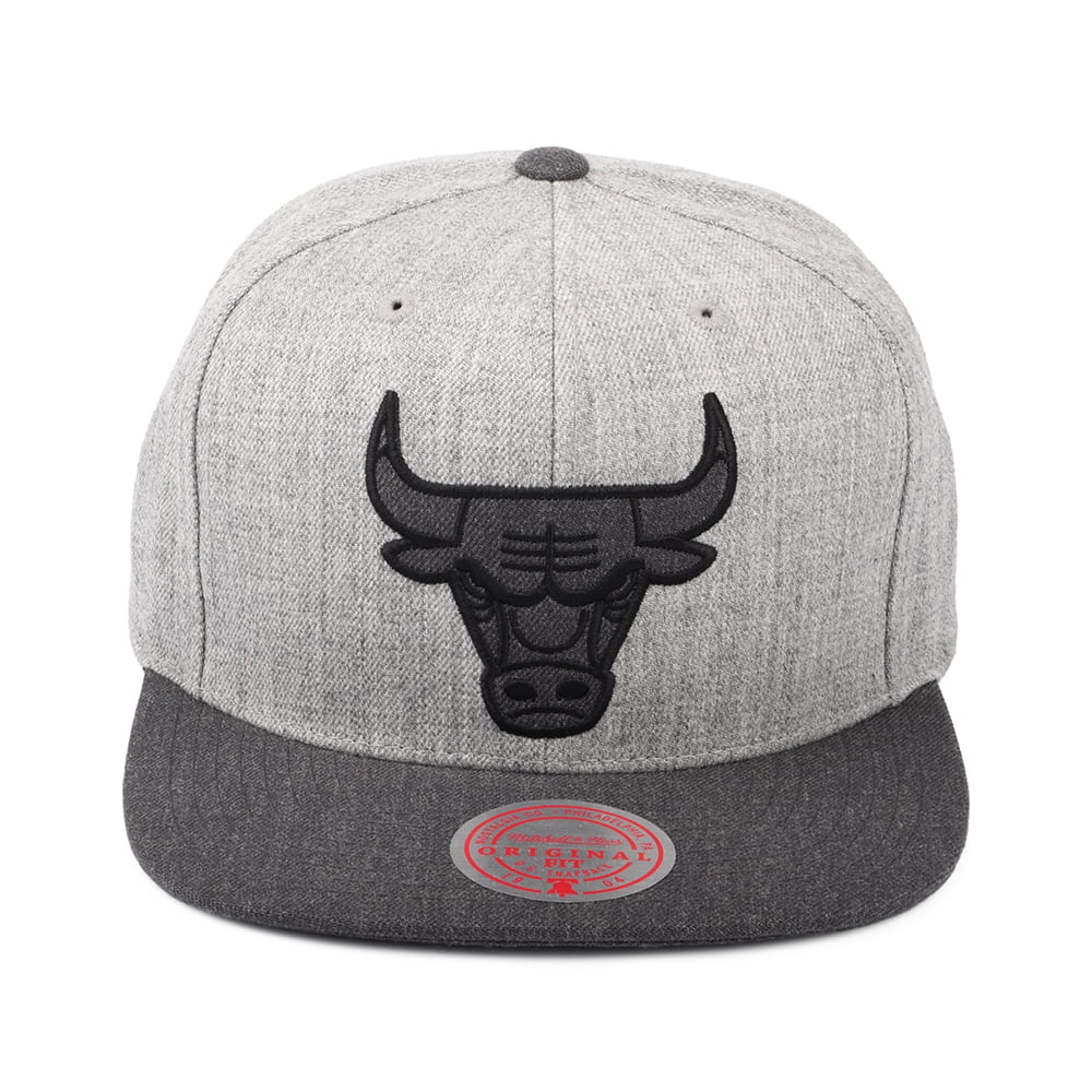 Mitchell & Ness Chicago Bulls Snapback Cap - NBA Dual Heather - Heather Grey