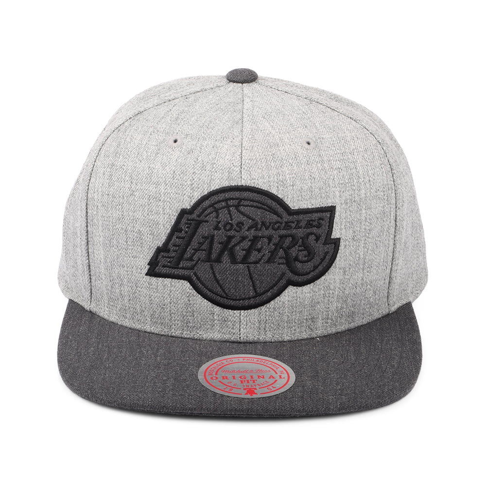 Mitchell & Ness L.A. Lakers Snapback Cap - NBA Dual Heather - Heather Grey