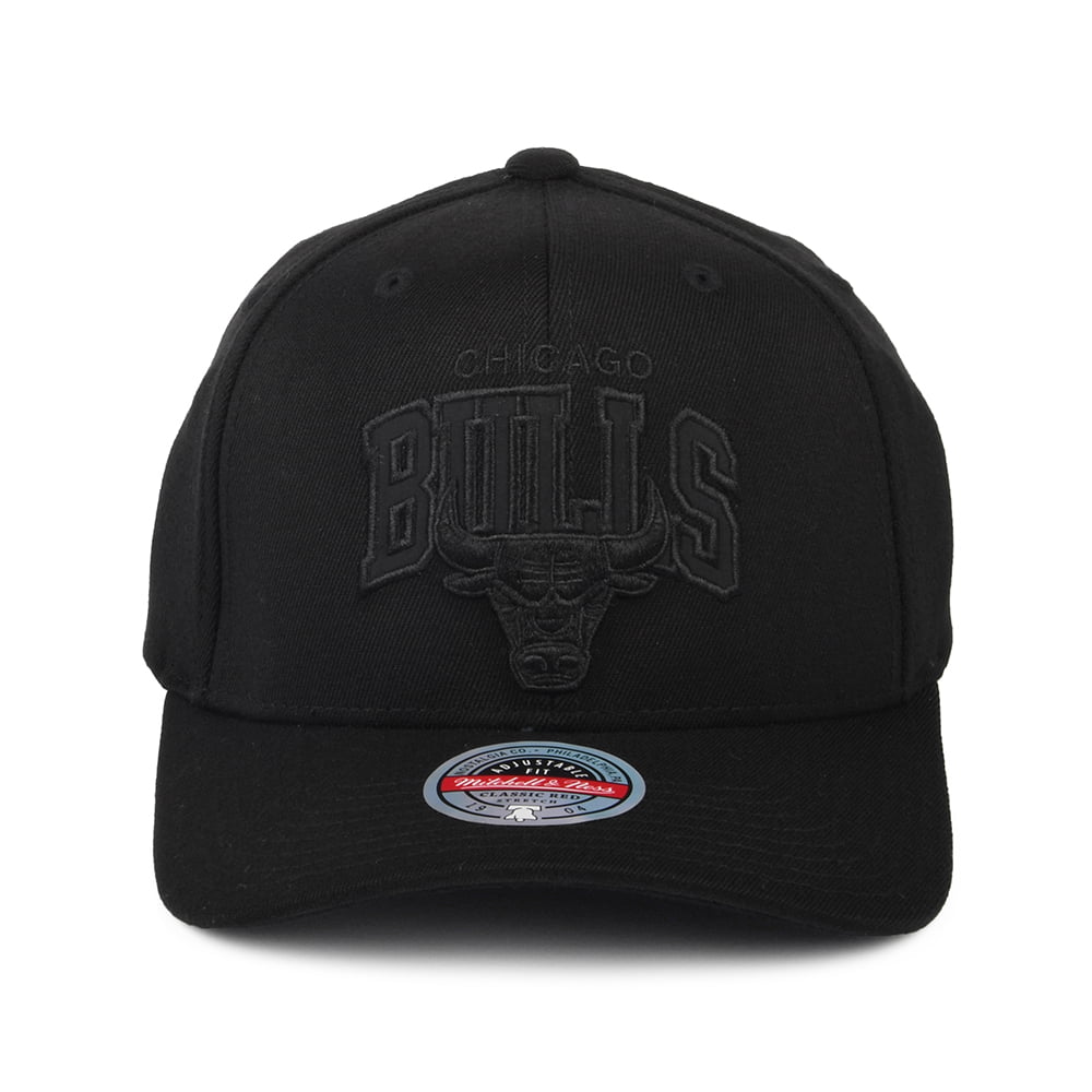 Mitchell & Ness Chicago Bulls Snapback Cap - NBA Black Out Arch Redline - Black