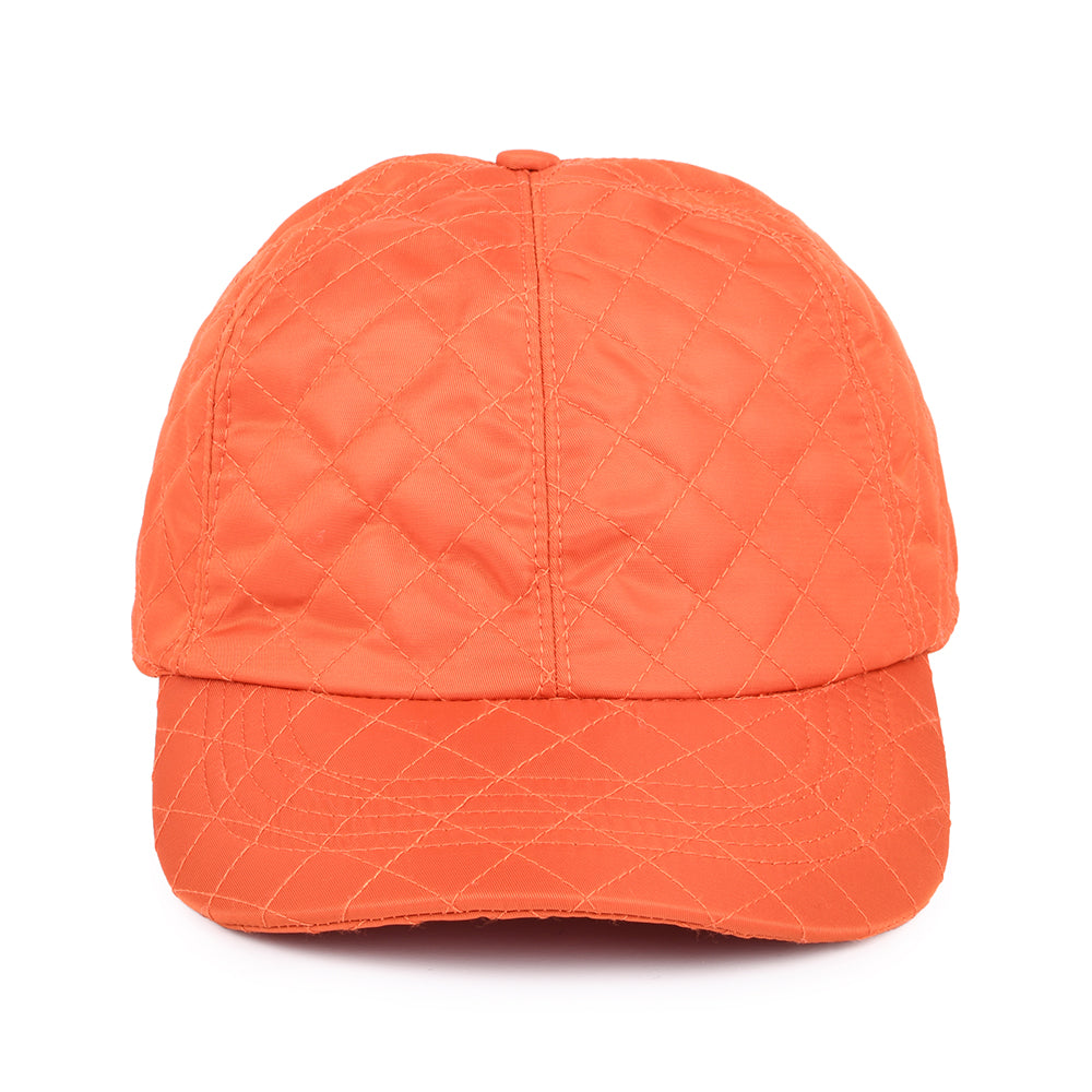 Betmar Hats Quilted Rain Baseball Cap - Orange