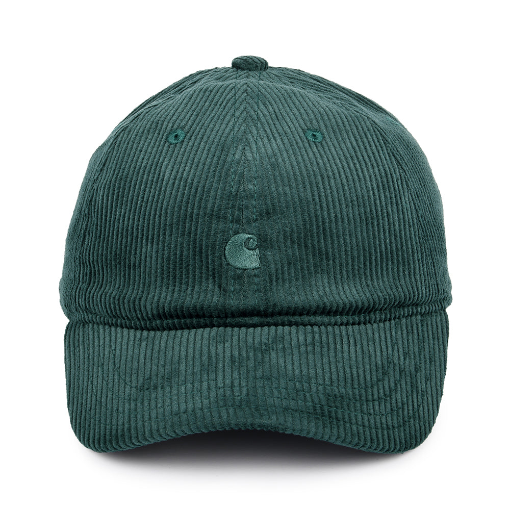 Carhartt WIP Hats Harlem Corduroy Baseball Cap - Forest