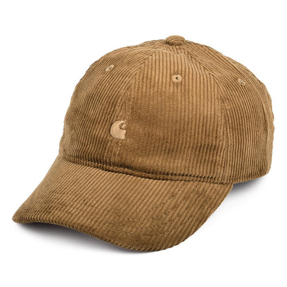 Carhartt WIP Hats Harlem Corduroy Baseball Cap - Brown