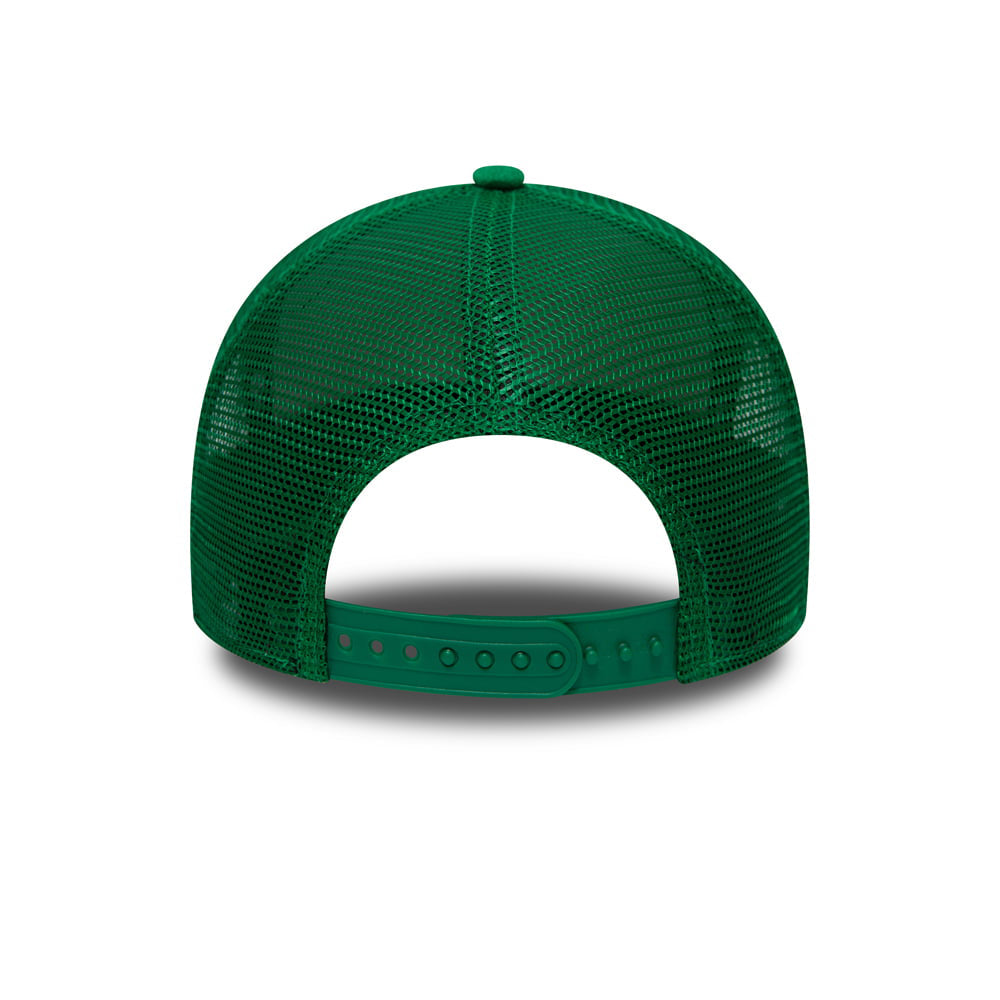 New Era 9FORTY Boston Celtics A-Frame Trucker Cap - NBA Shadow Tech - Green