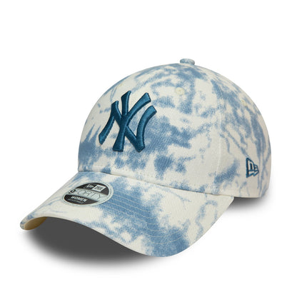 New Era Womens 9FORTY New York Yankees Baseball Cap - MLB Denim Colour - Sky Blue