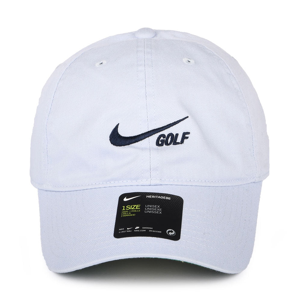 Nike Golf Hats Heritage 86 Washed Solid Baseball Cap - Light Blue