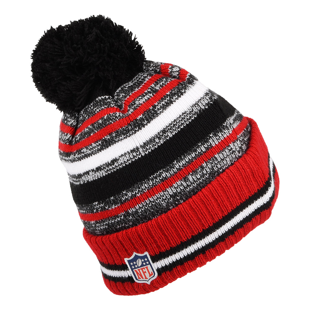 New Era San Francisco 49ers Bobble Hat - NFL Sport Knit OTC - Red-Black