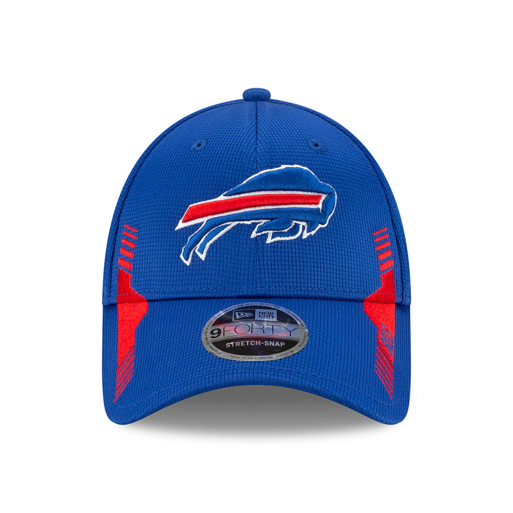 New Era 9FORTY Buffalo Bills Stretch Snap Baseball Cap - NFL Sideline Home - Blue