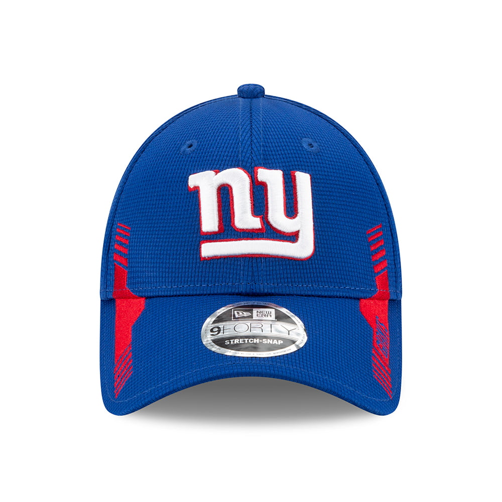 New Era 9FORTY New York Giants Snap Baseball Cap - NFL Sideline Home - Blue-Red