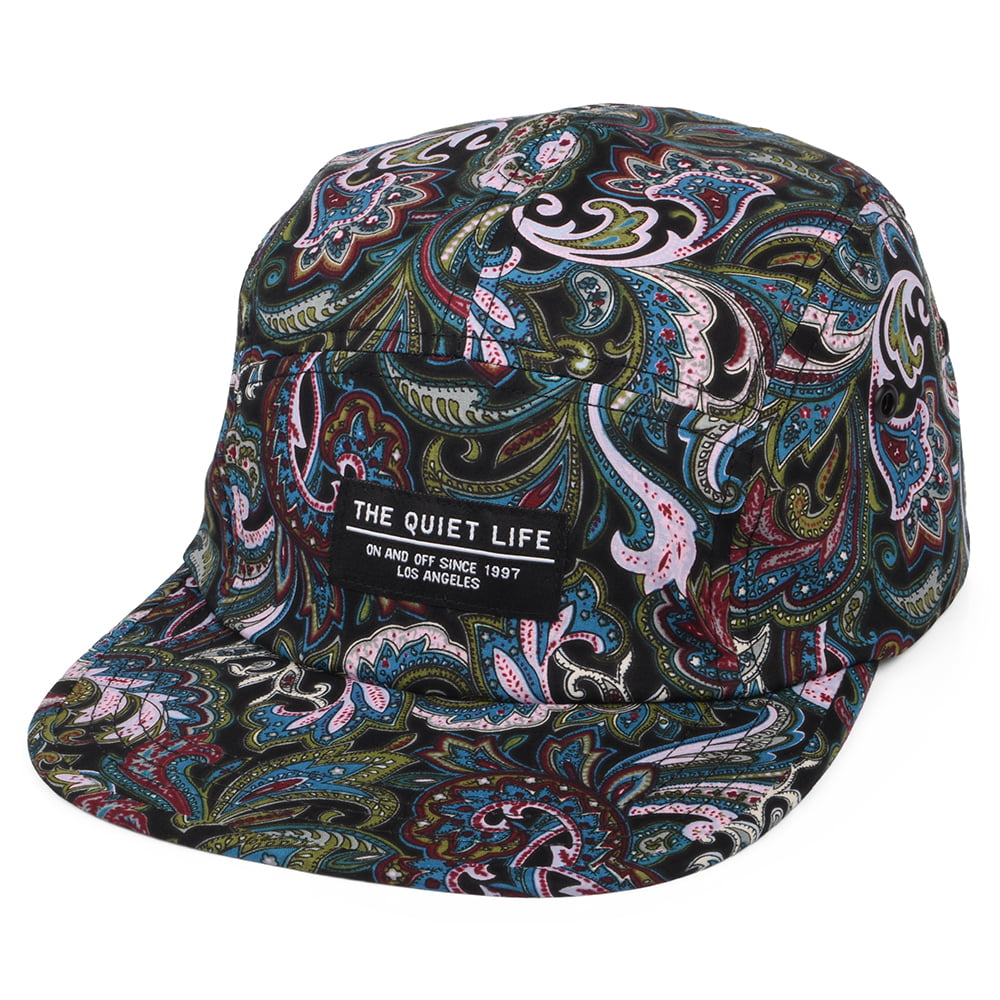 The Quiet Life Hats Paisley 5 Panel Cap - Multi-Coloured