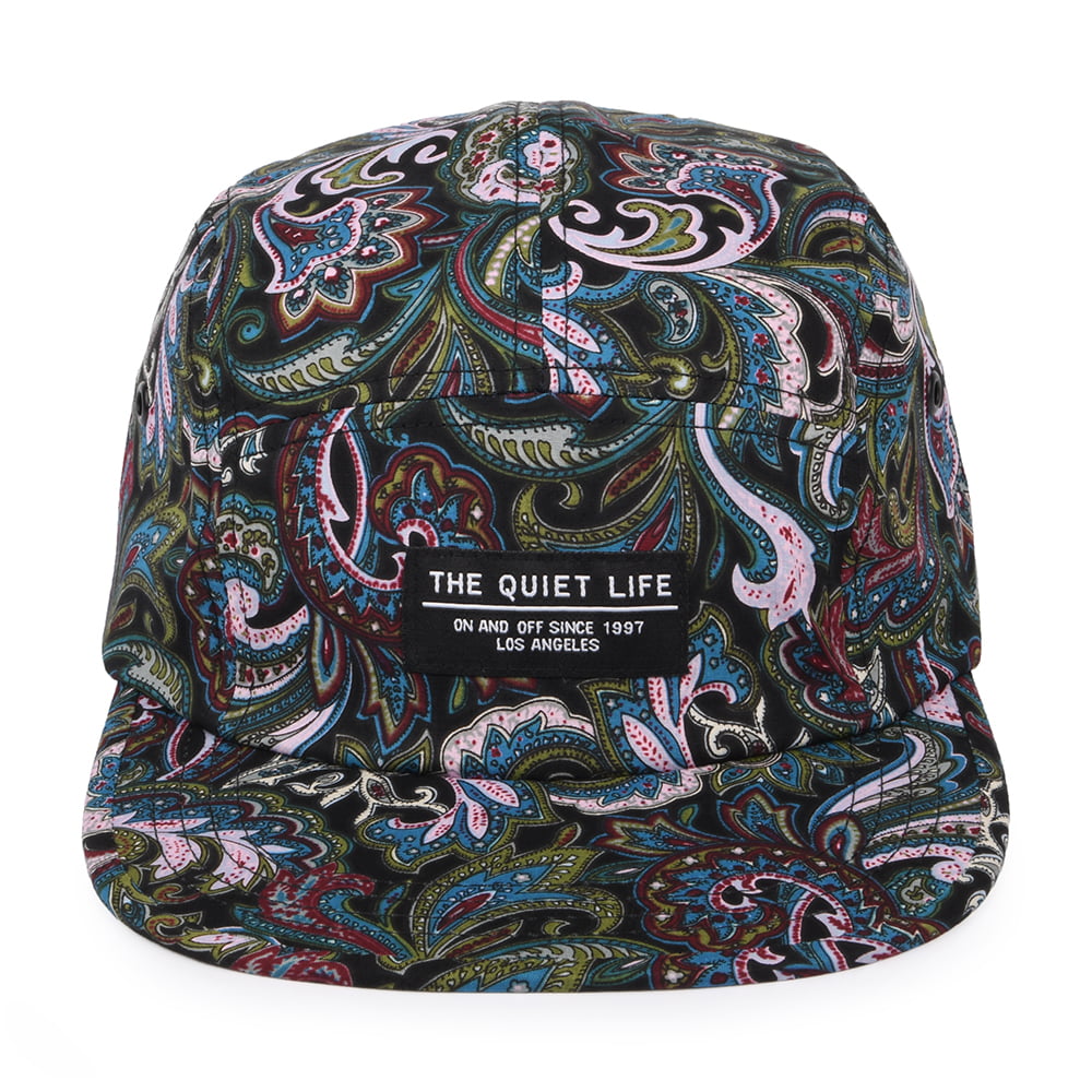 The Quiet Life Hats Paisley 5 Panel Cap - Multi-Coloured