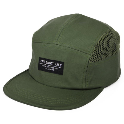 The Quiet Life Hats Military Mesh 5 Panel Cap - Army Green