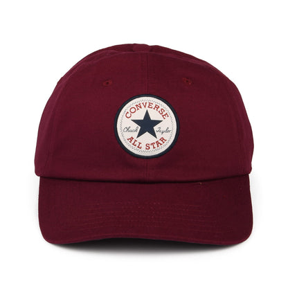 Converse Tip Off Cotton Baseball Cap - Dark Burgundy