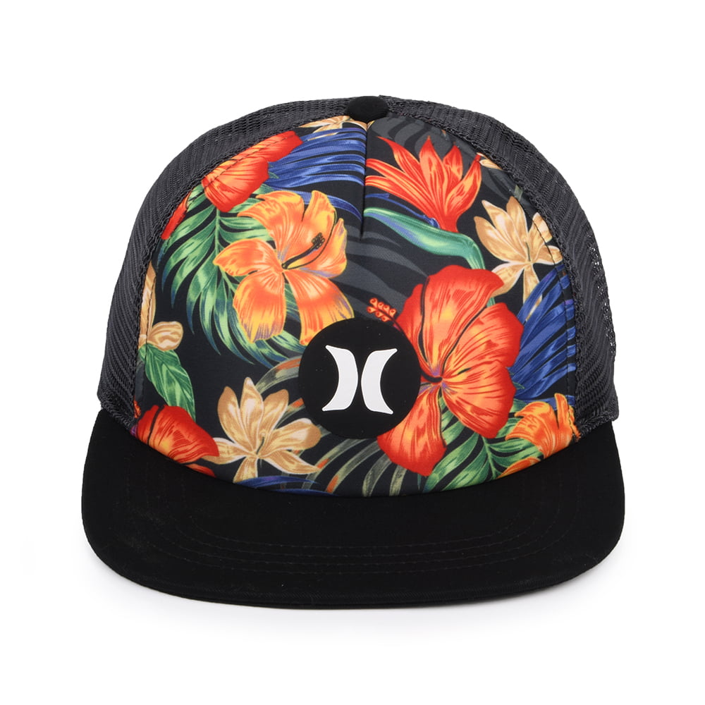 Hurley Hats Balboa Trucker Cap - Black-Floral