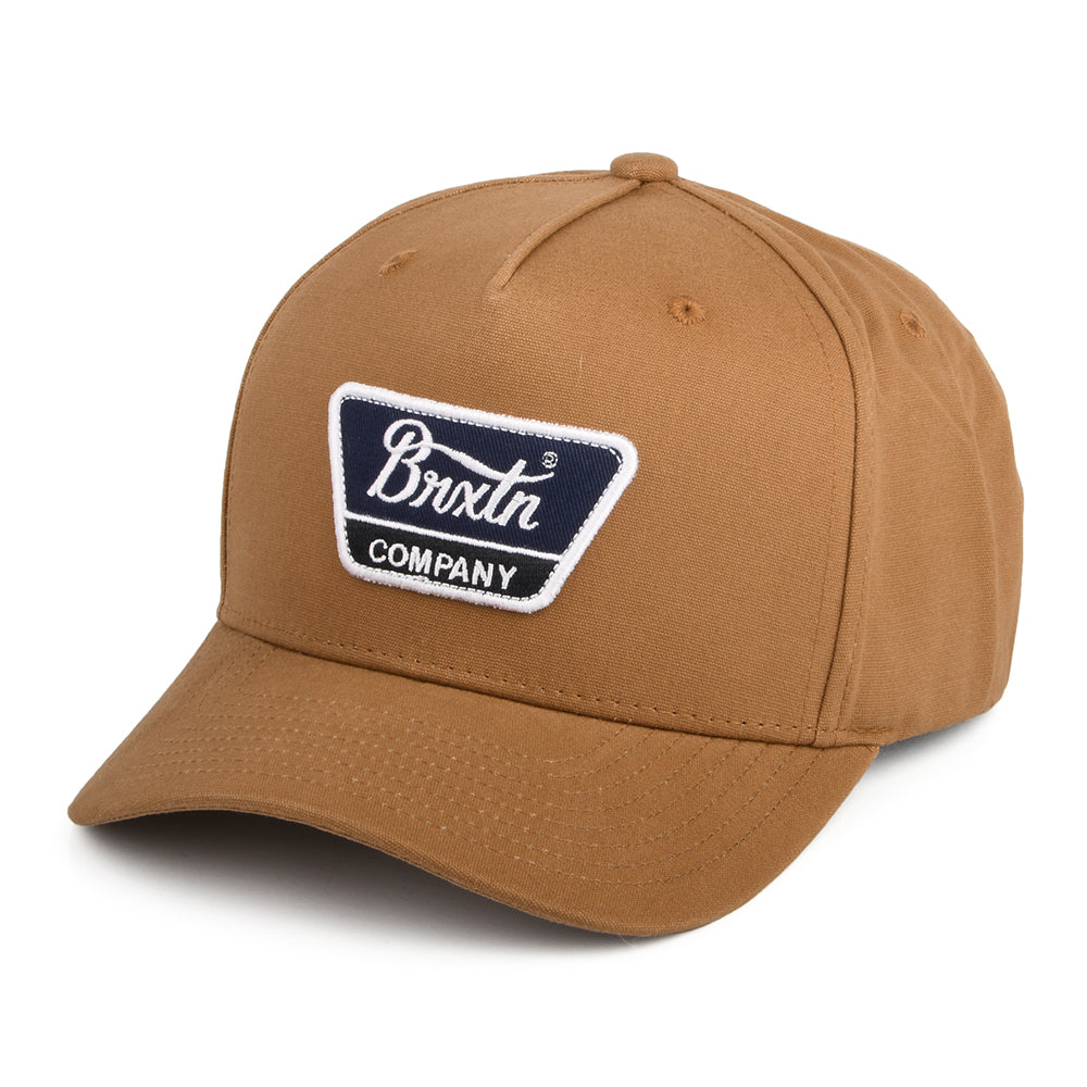 Brixton Hats Linwood C NetPlus MP Snapback Cap - Copper