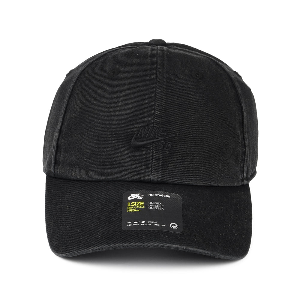 Nike SB Hats H86 Washed Baseball Cap - Black