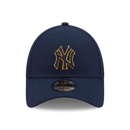 New Era 9FORTY New York Yankees Baseball Cap - MLB Pop Outline - Dark Blue