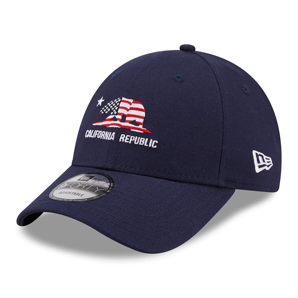 New Era 9FORTY California Baseball Cap - US State - Dark Blue