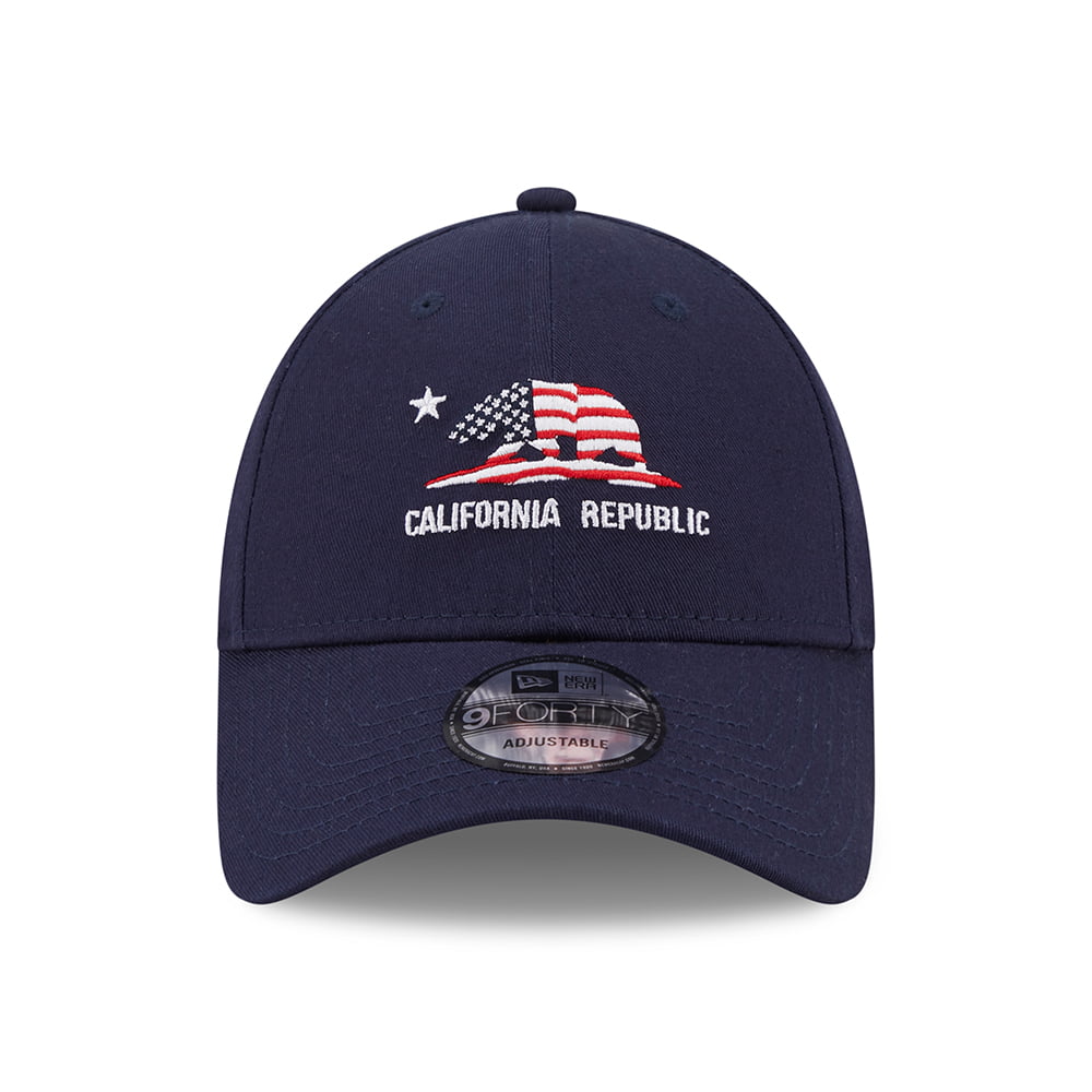 New Era 9FORTY California Baseball Cap - US State - Dark Blue