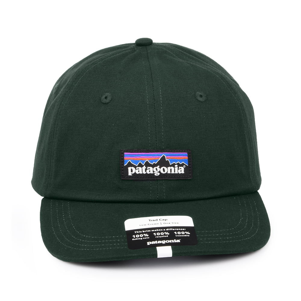 Patagonia Hats P-6 Label Trad Organic Cotton Baseball Cap - Dark Green