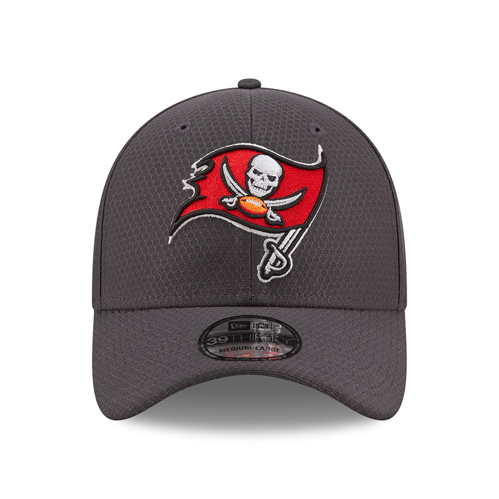 New Era 39THIRTY Tampa Bay Buccaneers Baseball Cap - NFL Hex Tech - Graphite