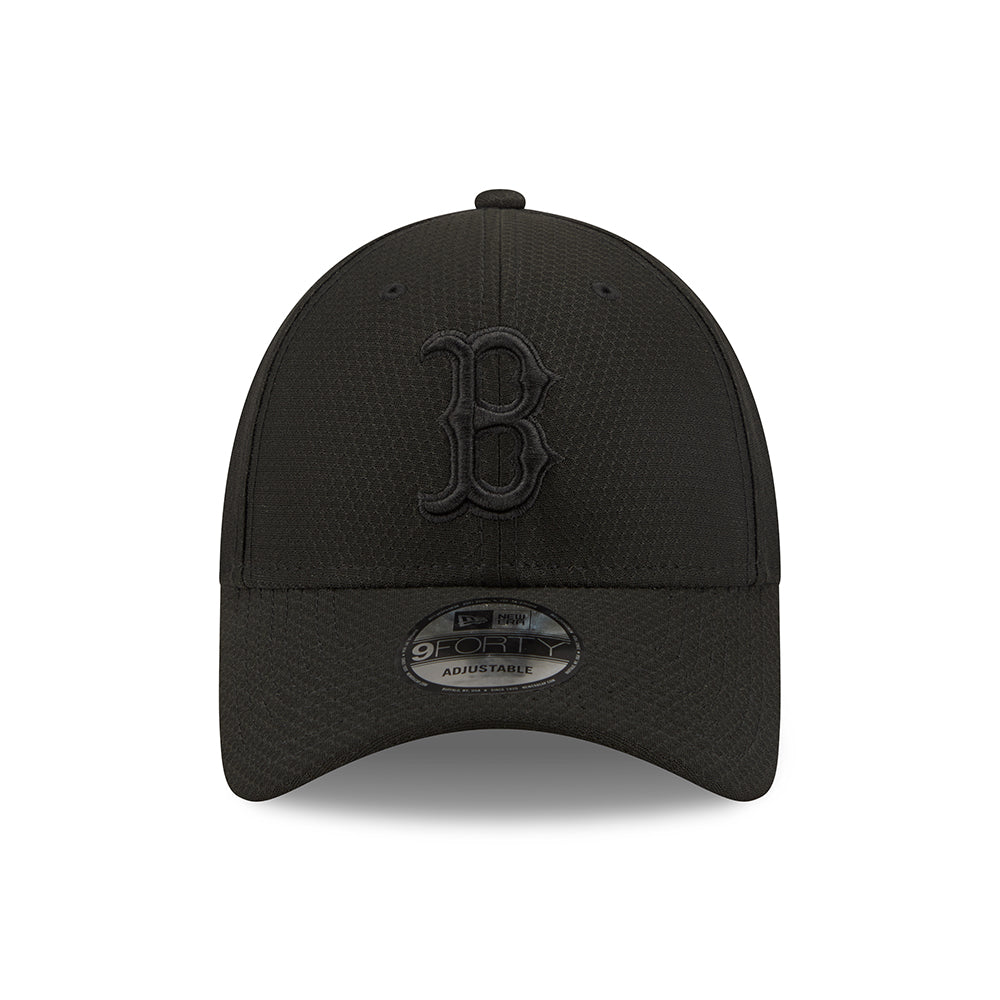 New Era 9FORTY Boston Red Sox Baseball Cap - MLB Mono Team Colour - Black