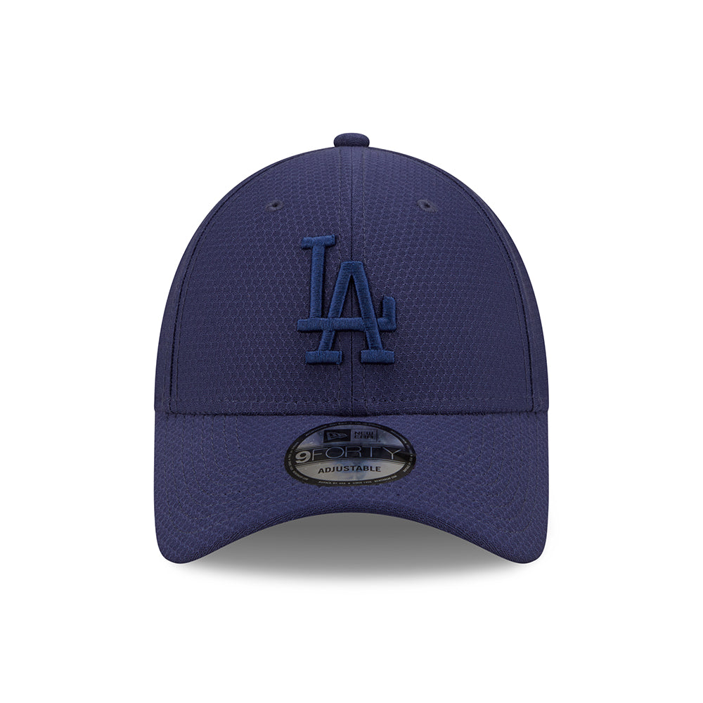 New Era 9FORTY L.A. Dodgers Baseball Cap - MLB Mono Team Colour - Light Navy