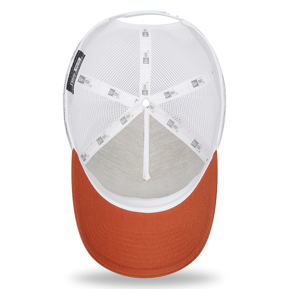 New Era NE Camp Patch A-Frame Trucker Cap - Burnt Orange